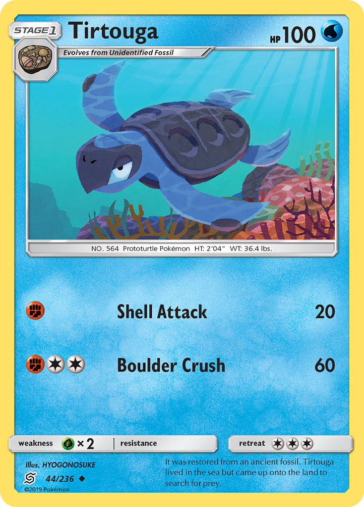 Tirtouga (44/236) - [Reverse Holo] Unified Minds (UNM)