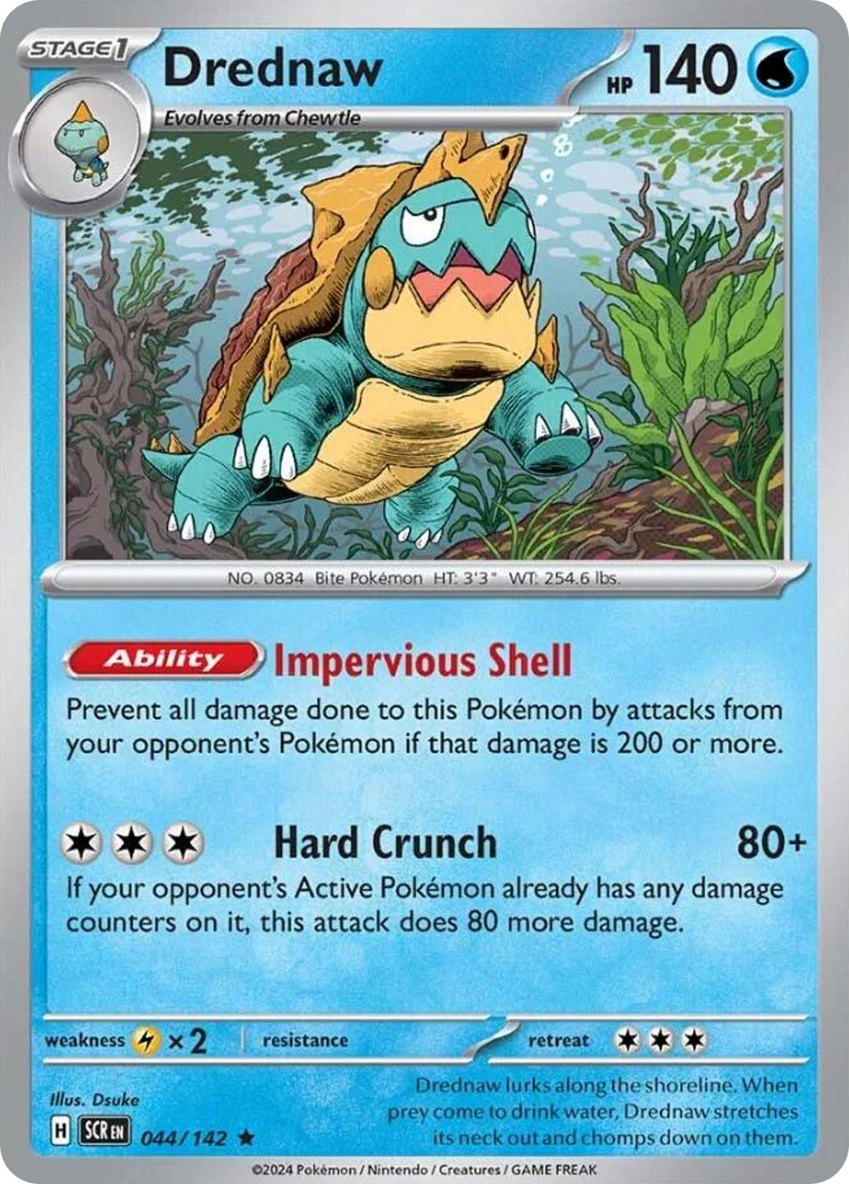 Drednaw (44/142) - [Reverse Holo] Stellar Crown (SCR)