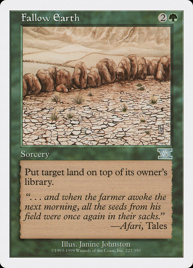 Fallow Earth (227) - Classic Sixth Edition (6ED)