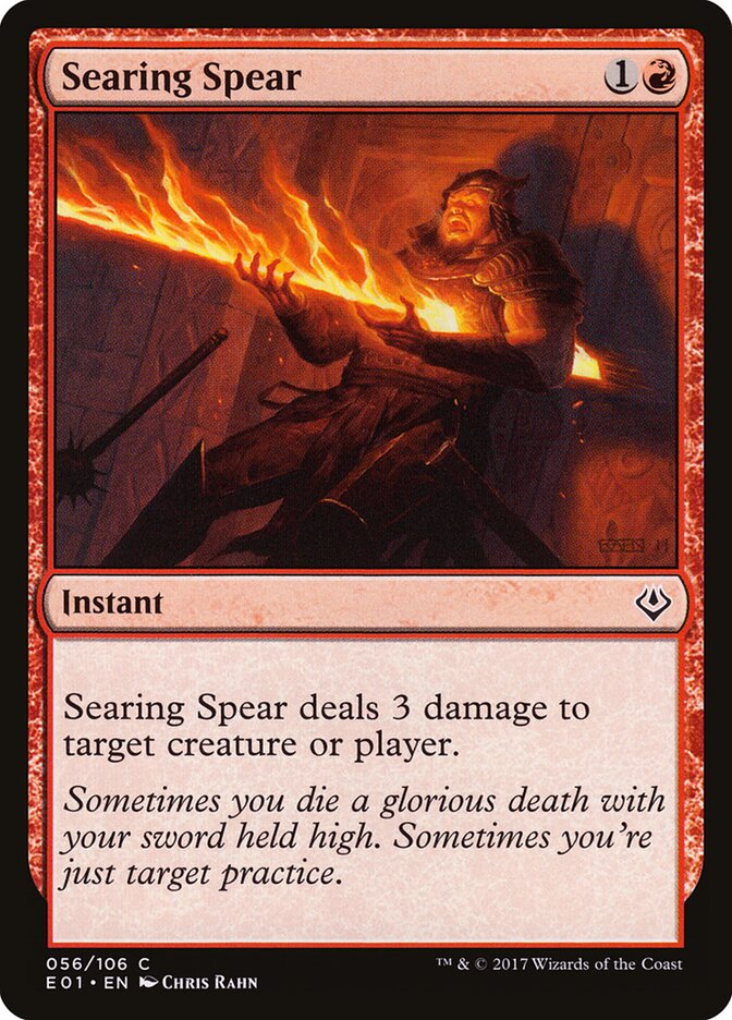 Searing Spear (56) - Archenemy: Nicol Bolas (E01)