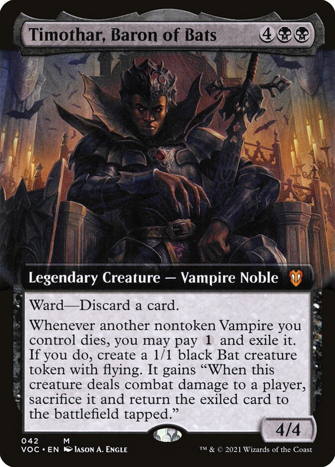 Timothar, Baron of Bats (42) - Crimson Vow Commander (VOC)