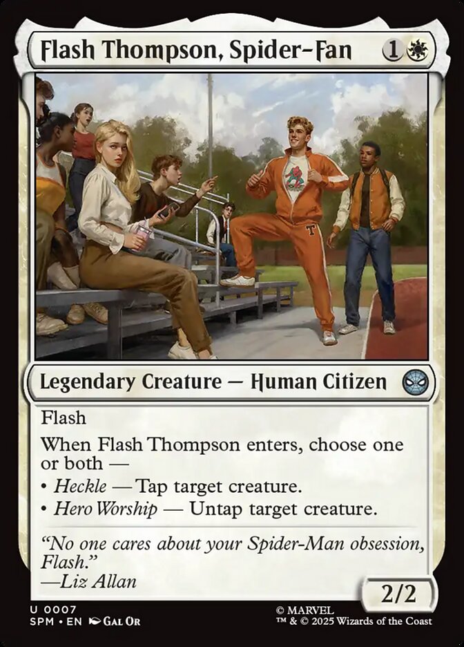 Flash Thompson, Spider-Fan (7) - [Foil] Marvel's Spider-Man (SPM)