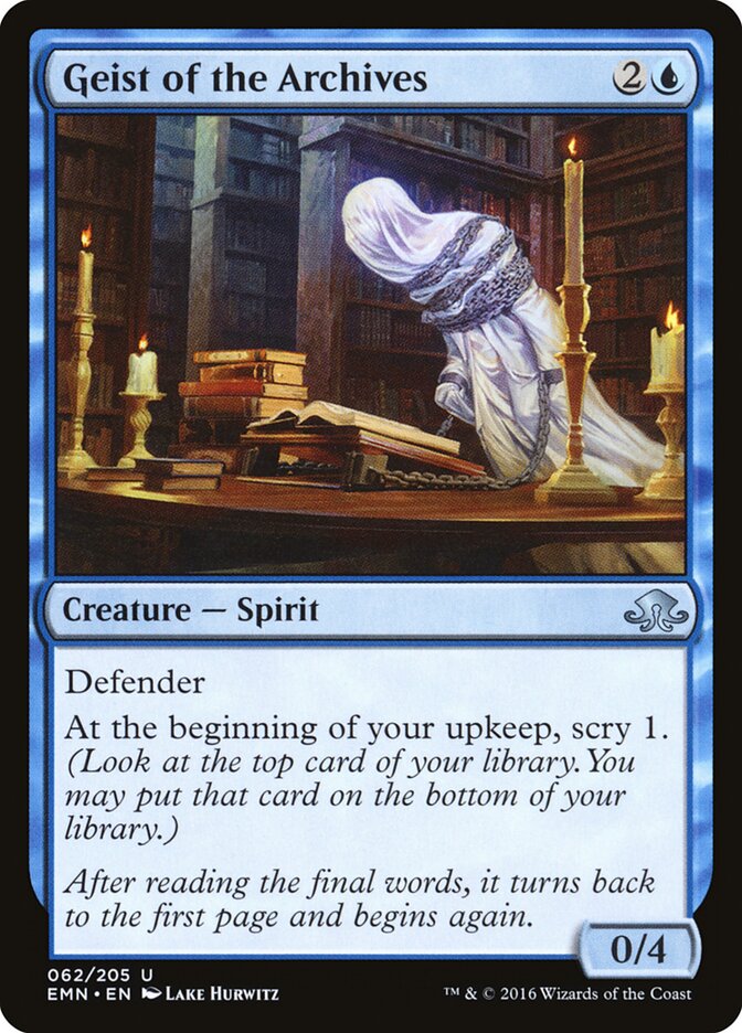 Geist of the Archives (62) - Eldritch Moon (EMN)