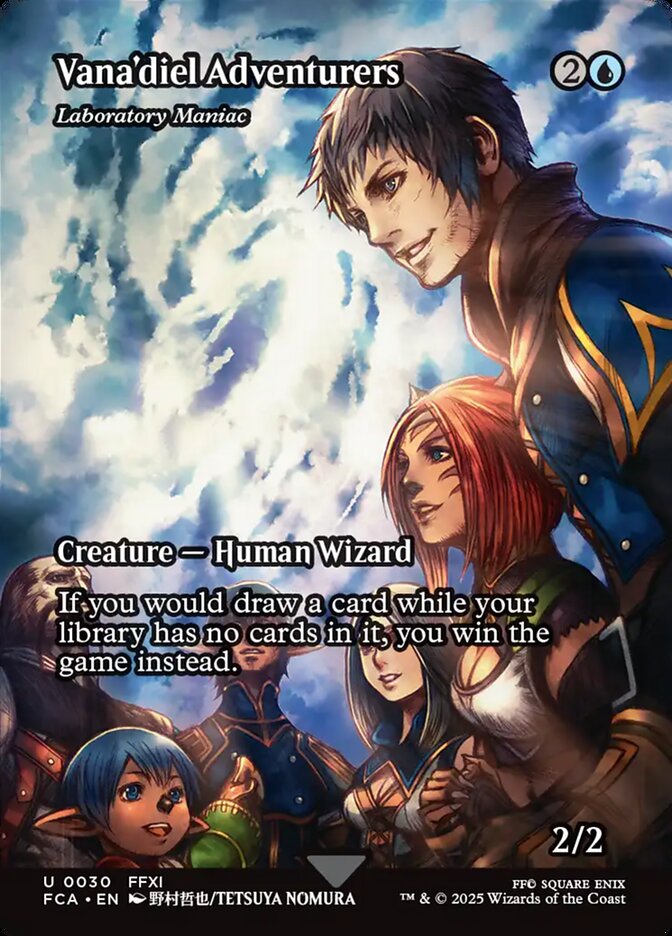Vana'diel Adventurers - Laboratory Maniac (30) - [Foil, Borderless] Final Fantasy: Through the Ages (FCA)