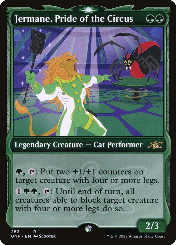 Jermane, Pride of the Circus (253) - Unfinity (UNF)