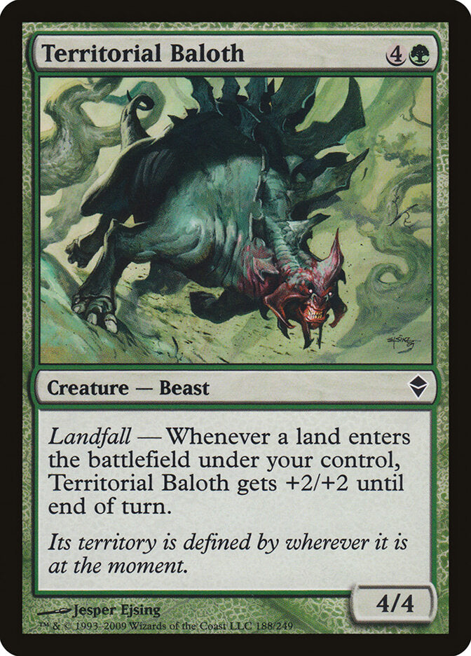 Territorial Baloth (188) - Zendikar (ZEN)