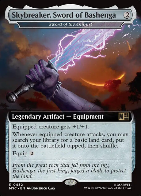 Skybreaker, Sword of Bashenga - Sword of the Animist (452) - Marvel Super Heroes Commander (MSC)