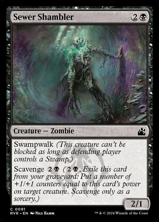 Sewer Shambler (91) - Ravnica Remastered (RVR)