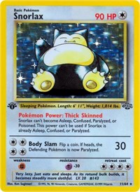 Snorlax (11) - Jungle (JU)