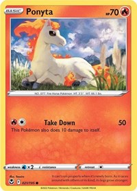Ponyta (21) - SWSH12: Silver Tempest (SWSH12)
