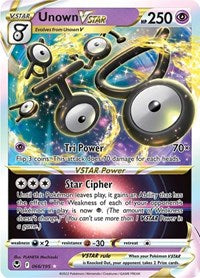 Unown VSTAR (66) - SWSH12: Silver Tempest (SWSH12)