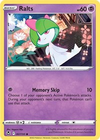 Ralts (67) - SWSH12: Silver Tempest (SWSH12)
