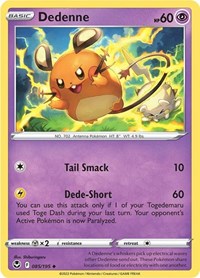 Dedenne (85) - SWSH12: Silver Tempest (SWSH12)
