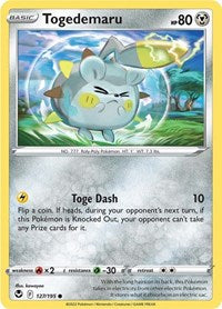 Togedemaru (127) - SWSH12: Silver Tempest (SWSH12)