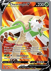 Chesnaught V (Full Art) (171) - SWSH12: Silver Tempest (SWSH12)
