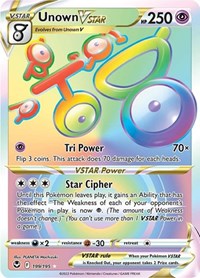 Unown VSTAR (Secret) (199) - SWSH12: Silver Tempest (SWSH12)