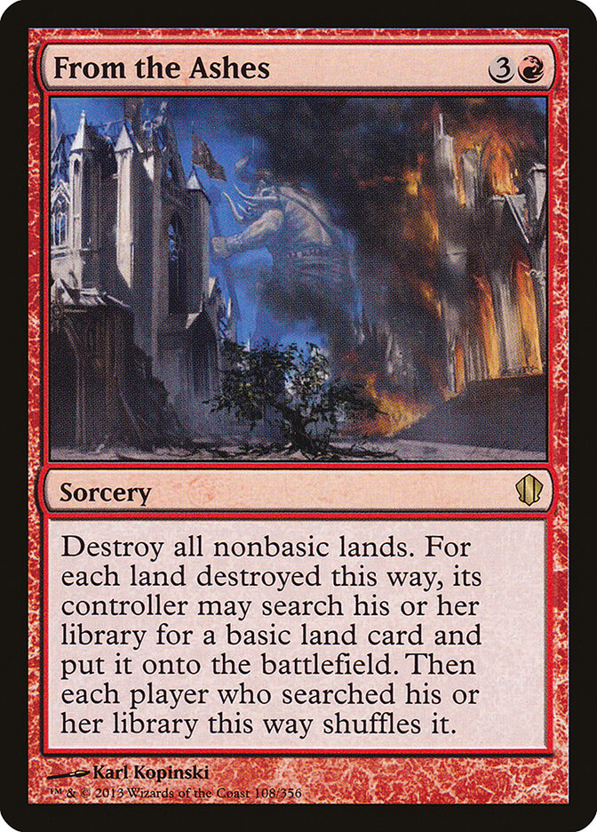 From the Ashes (108) - Commander 2013 (C13)