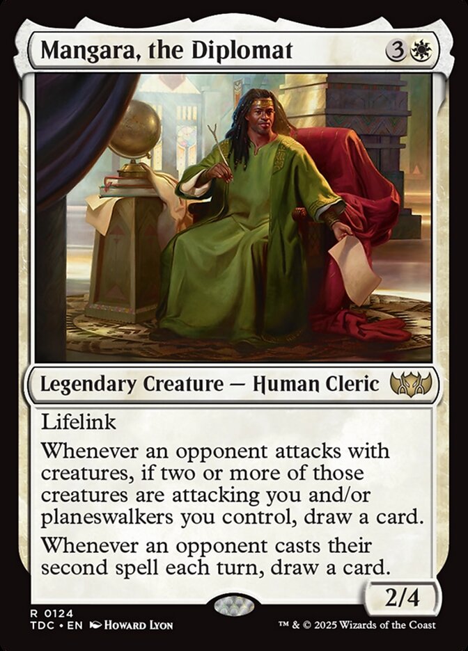 Mangara, the Diplomat (124) - Tarkir: Dragonstorm Commander (TDC)