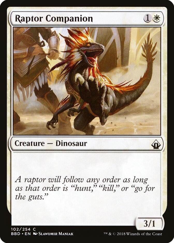 Raptor Companion (102) - Battlebond (BBD)