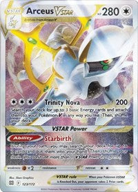 Arceus VSTAR - 123/172 (Metal Card) (123) - Miscellaneous Cards & Products (MCAP)