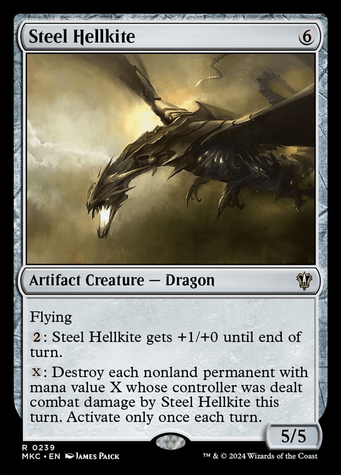 Steel Hellkite (239) - Murders at Karlov Manor Commander (MKC)