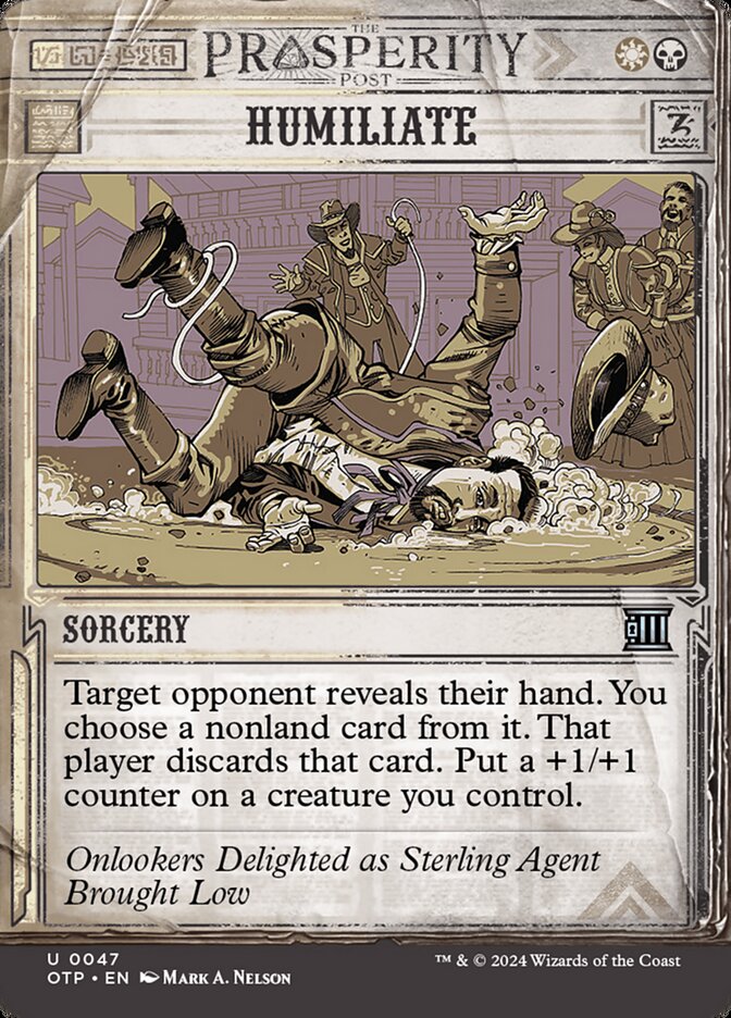 Humiliate - [Foil, Showcase] Breaking News (OTP)