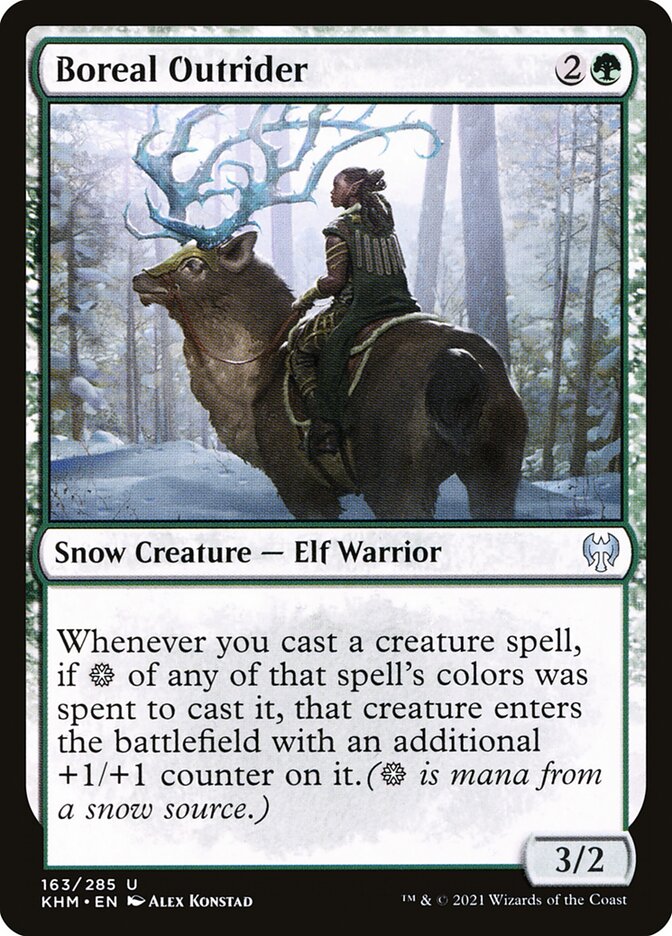Boreal Outrider (163) - Kaldheim (KHM)