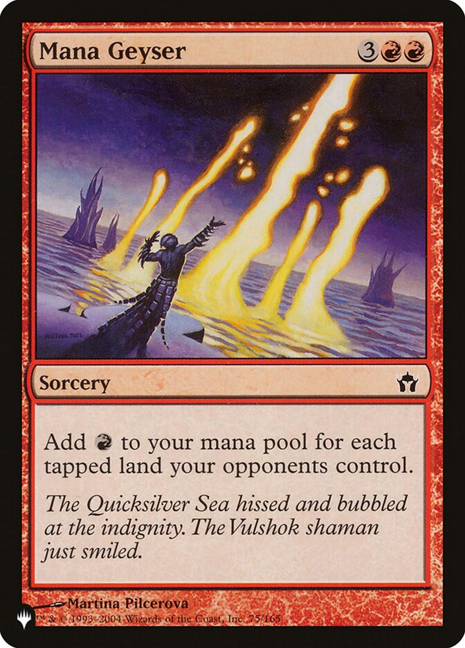 Mana Geyser (5DN-75) - The List (PLST)