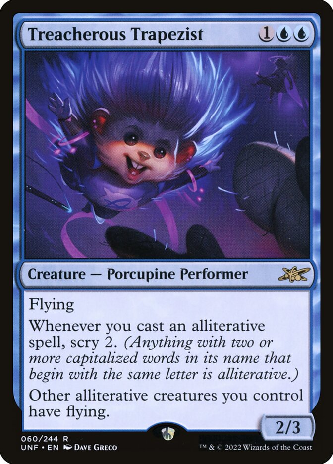 Treacherous Trapezist (60) - Unfinity (UNF)