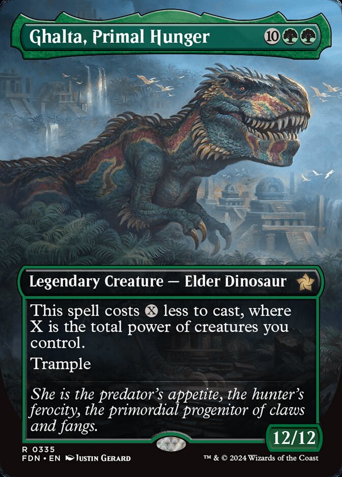 Ghalta, Primal Hunger - [Borderless] Foundations (FDN)