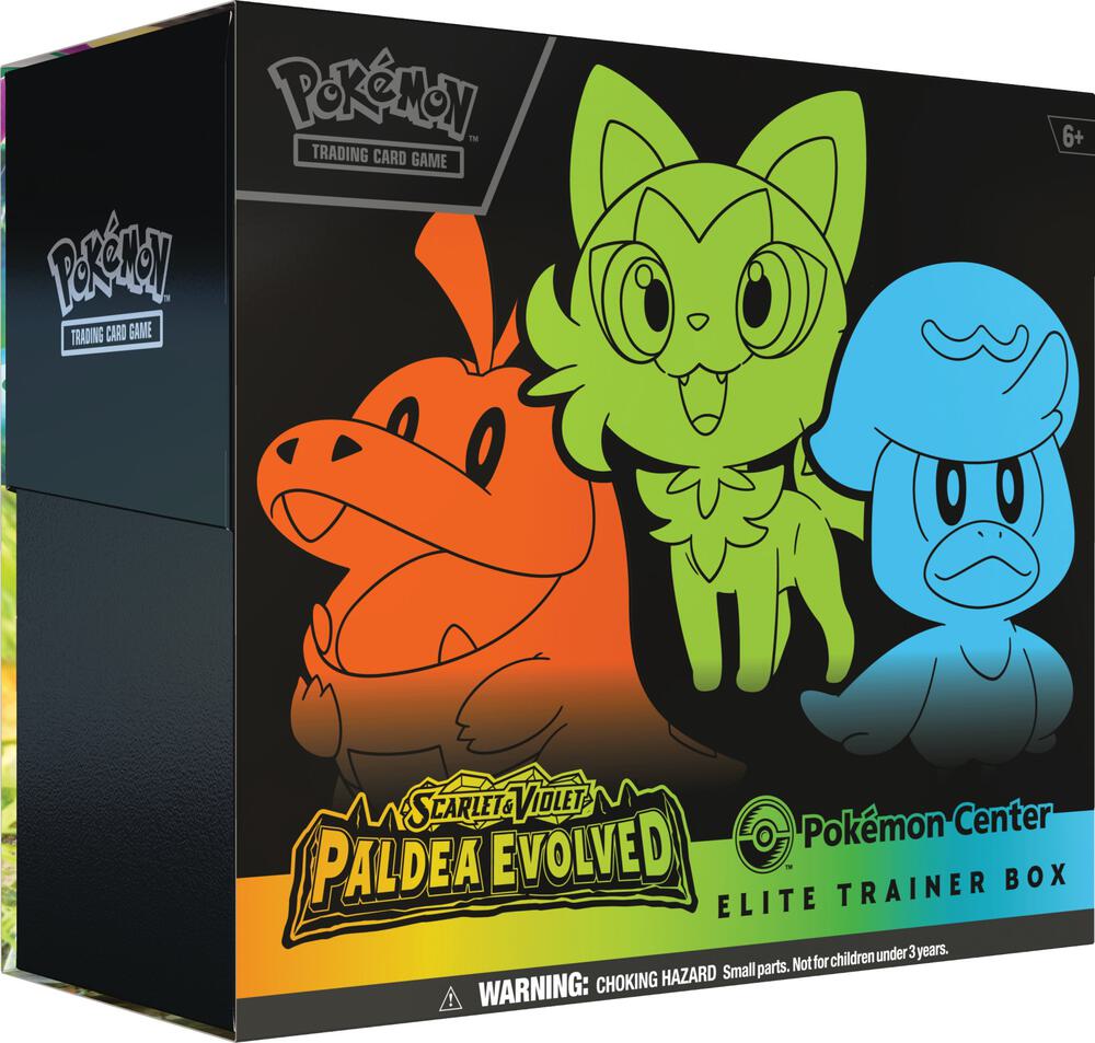 Paldea Evolved Pokemon Center Elite Trainer Box (Exclusive) - SV02: Paldea Evolved (PAL)