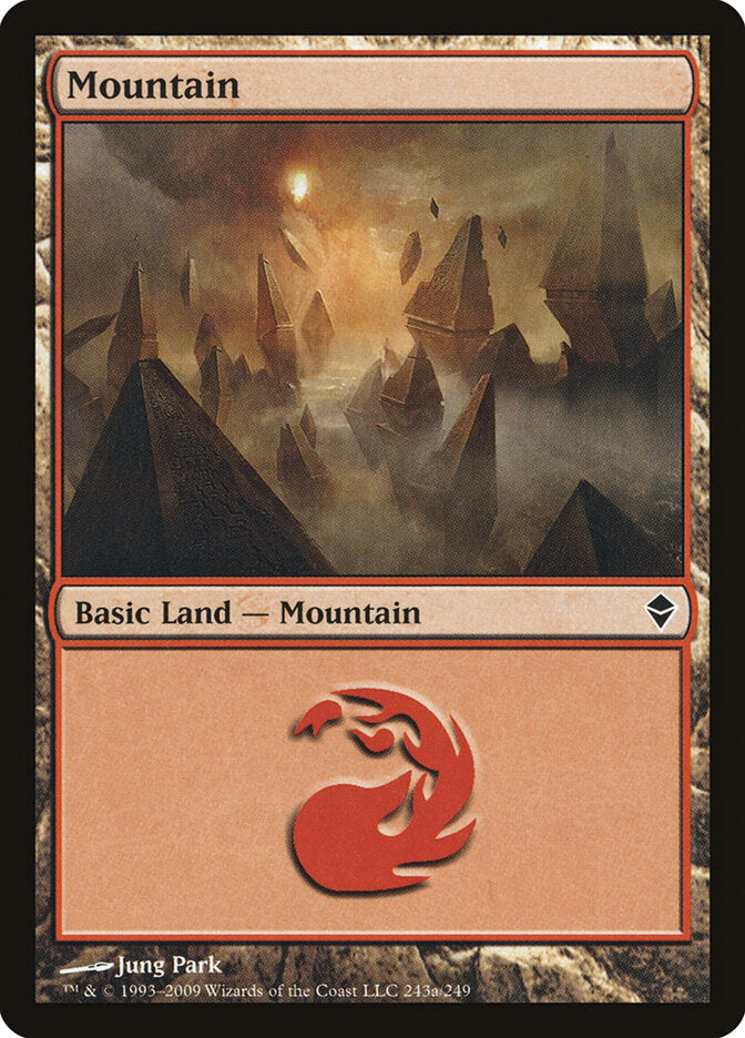 Mountain (243a) - Zendikar (ZEN)