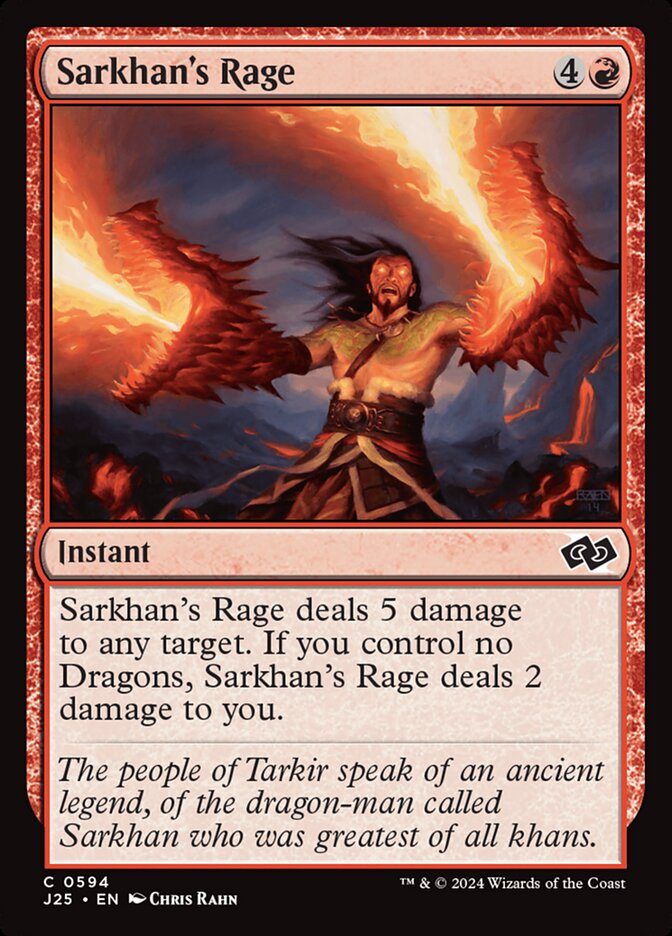 Sarkhan's Rage (594) - Foundations Jumpstart (J25)