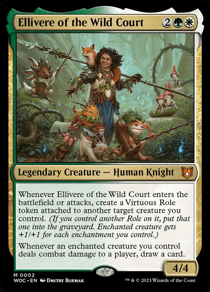 Ellivere of the Wild Court (2) - Wilds of Eldraine Commander (WOC)