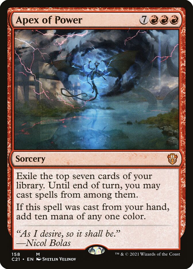 Apex of Power (158) - Commander 2021 (C21)