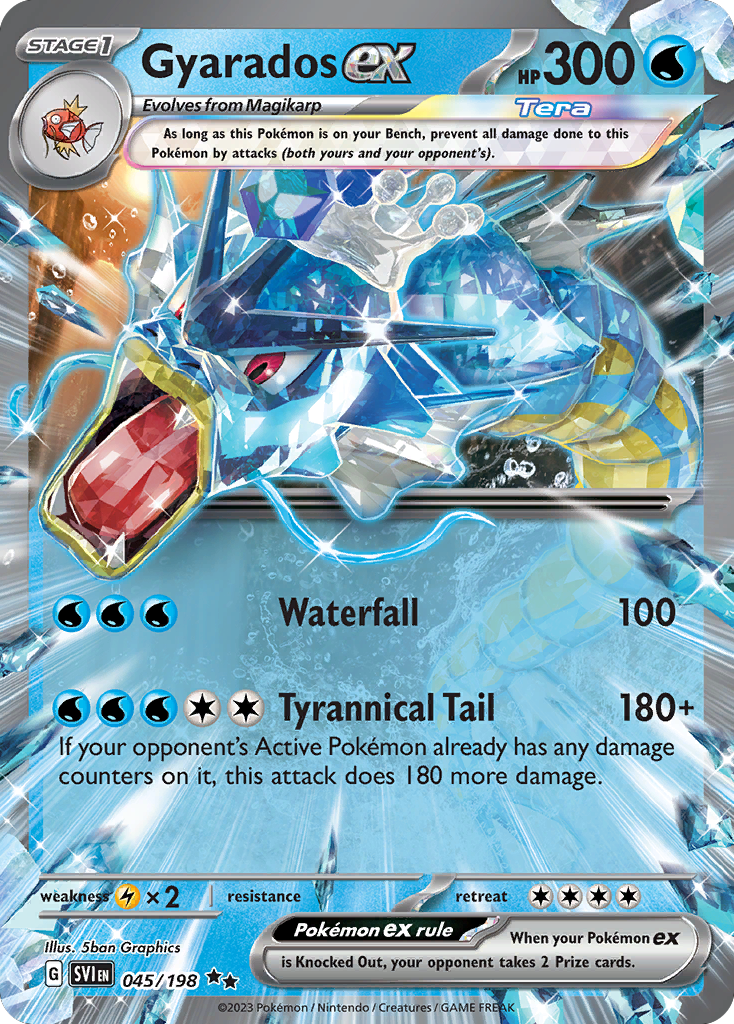 Gyarados ex (45/198) - [Holo Foil] Scarlet & Violet (SVI)