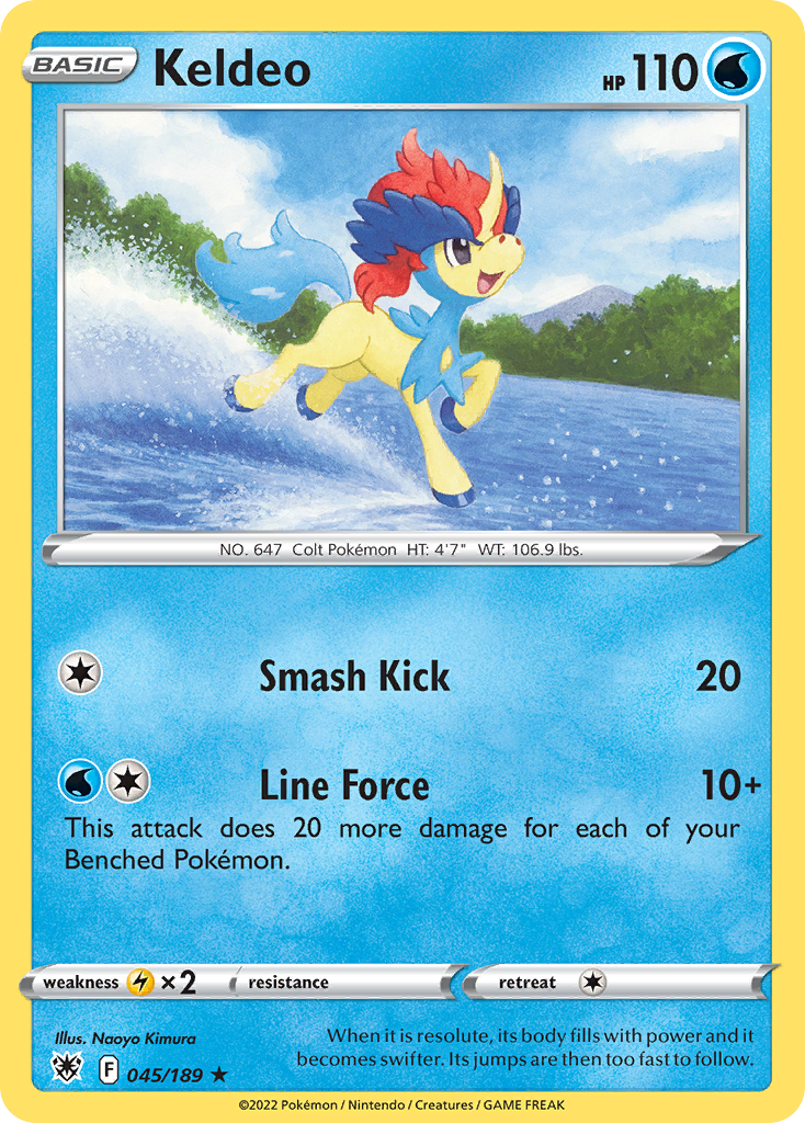 Keldeo (45/189) - [Reverse Holo] Astral Radiance (ASR)