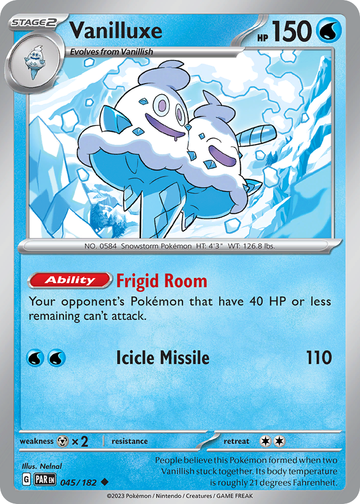 Vanilluxe (45/182) - [Reverse Holo] Paradox Rift (PAR)