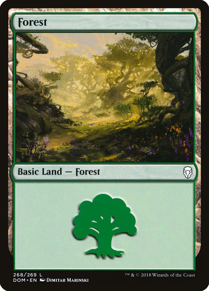 Forest (268) - Dominaria (DOM)