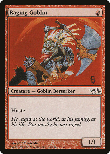 Raging Goblin (47) - Duel Decks: Elves vs. Goblins (DD1)