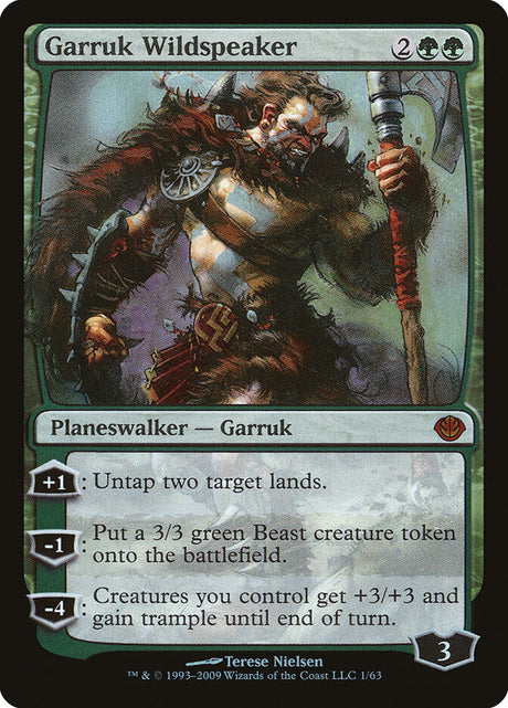 Garruk Wildspeaker (1) - Duel Decks: Garruk vs. Liliana (DDD)