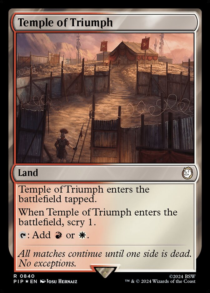 Temple of Triumph (840) - Fallout (PIP)