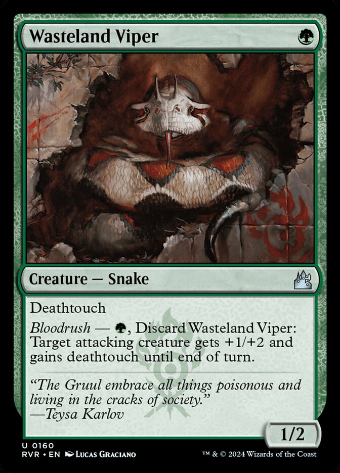 Wasteland Viper (160) - Ravnica Remastered (RVR)