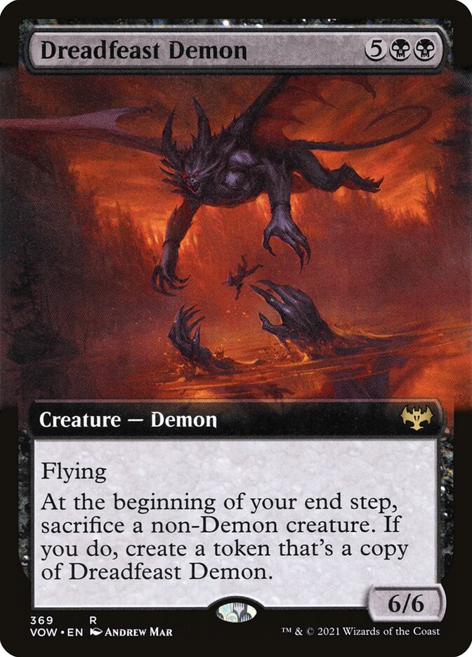 Dreadfeast Demon (369) - Innistrad: Crimson Vow (VOW)