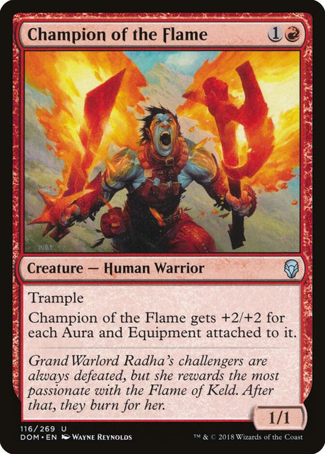 Champion of the Flame (116) - Dominaria (DOM)