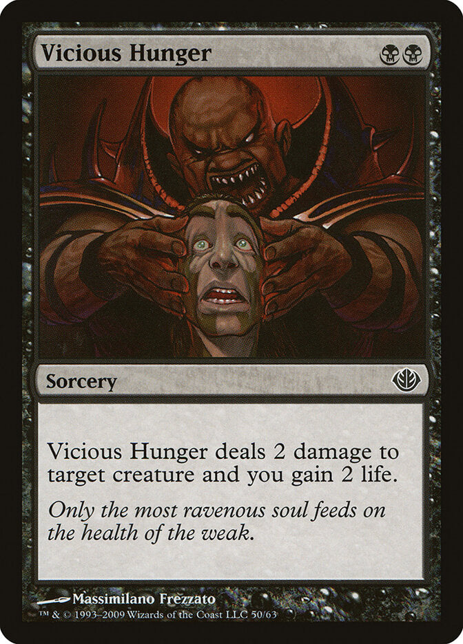 Vicious Hunger (50) - Duel Decks: Garruk vs. Liliana (DDD)