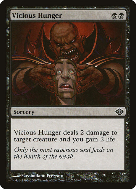Vicious Hunger (50) - Duel Decks: Garruk vs. Liliana (DDD)