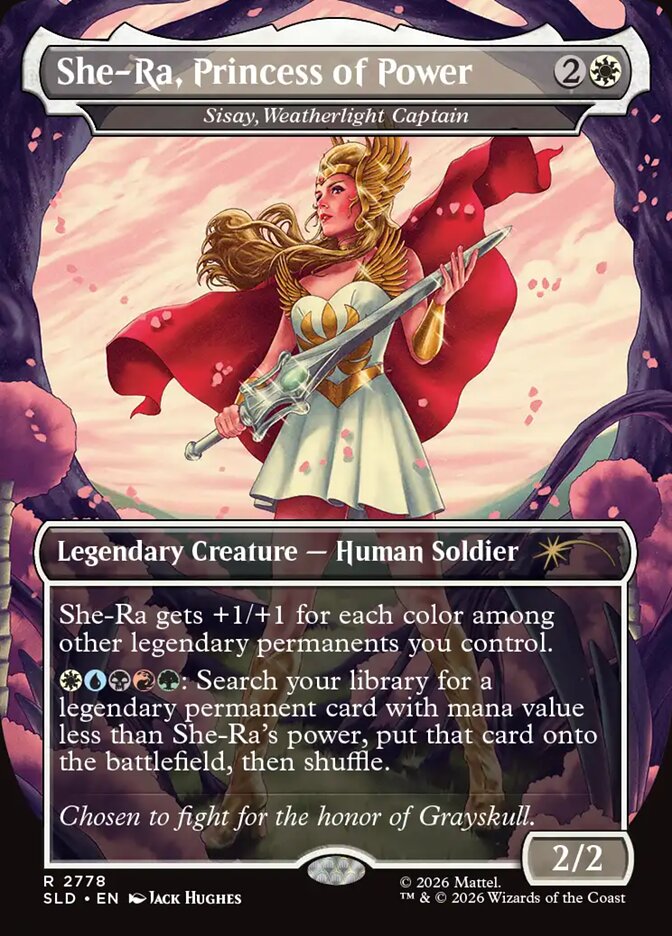 She-Ra, Princess of Power - Sisay, Weatherlight Captain (2778) - Secret Lair Drop (SLD)