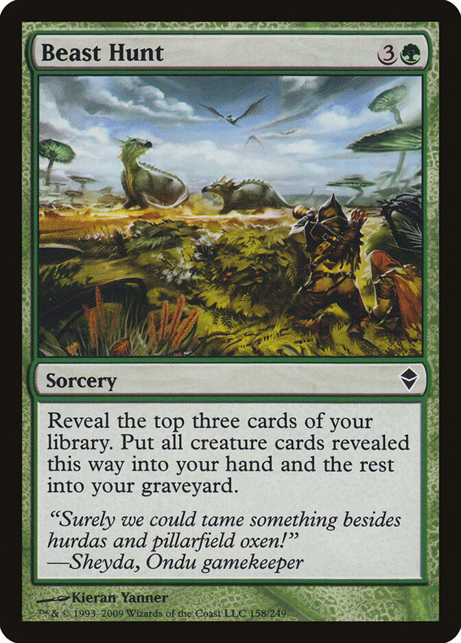 Beast Hunt (158) - Zendikar (ZEN)