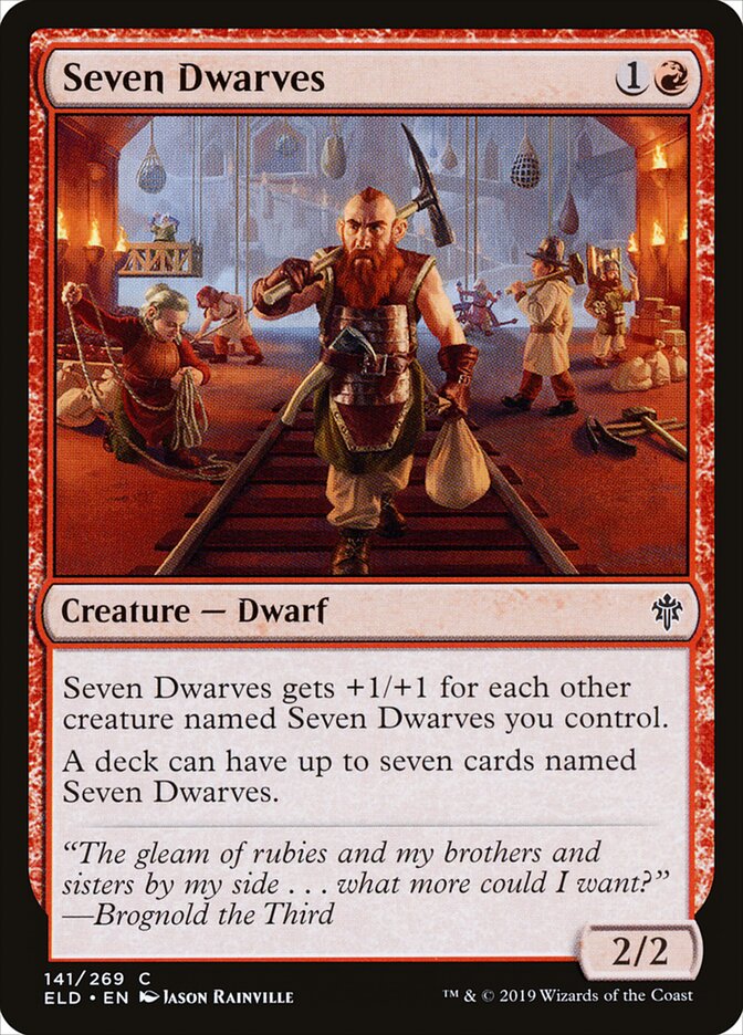 Seven Dwarves (141) - Throne of Eldraine (ELD)